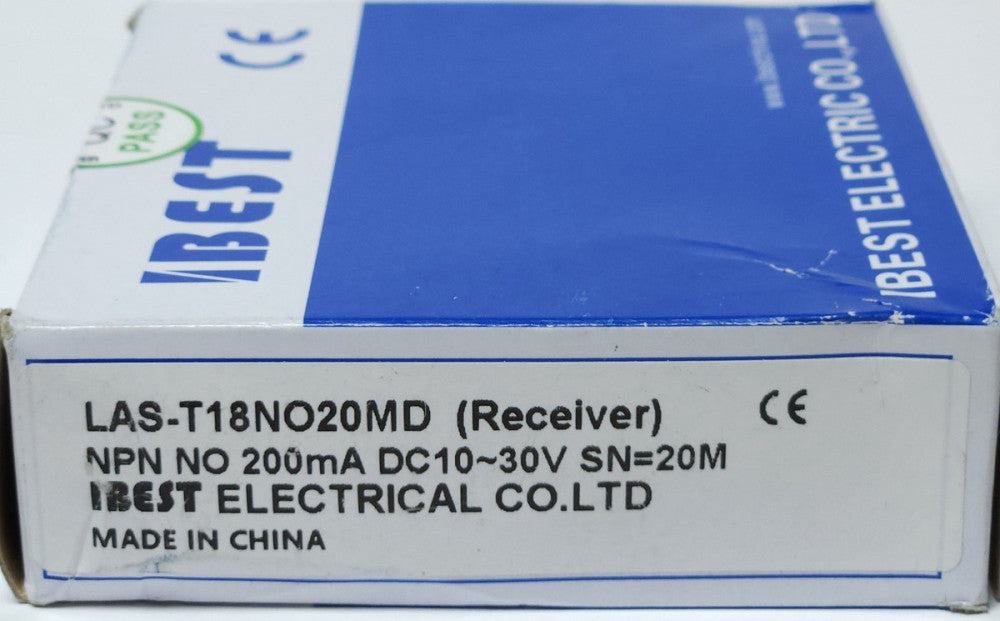 IBEST ELECTRICAL LAS T18NO20MD 10-30 VDC LAS-T18 Proximity Sensor Receiver Unit
