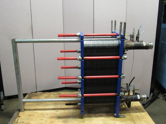 ALFA LAVAL PLATE HEAT EXCHANGER M10-BFG 91 PLATES 14-1/2"X35" 2015YR 312.6 SQFT