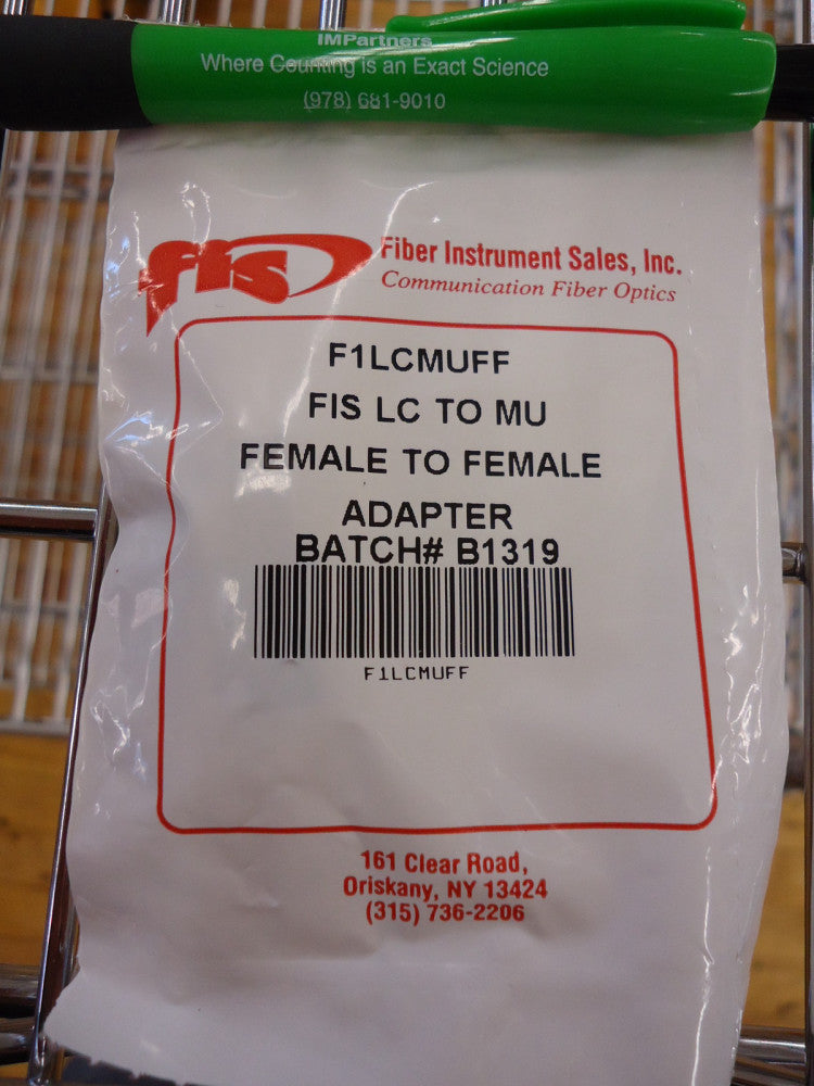 Fiber Instruments Sales F1LCMUFF Female to Female Adapter. Brand New!