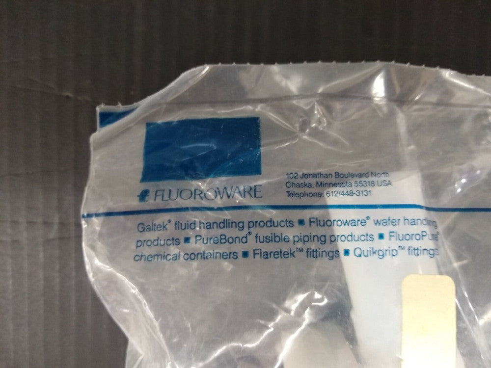 New, Flouroware, 201-16, Valve, Manual, Diaphragm, 1/2" Orifice, 2-Way, 1/4" PB