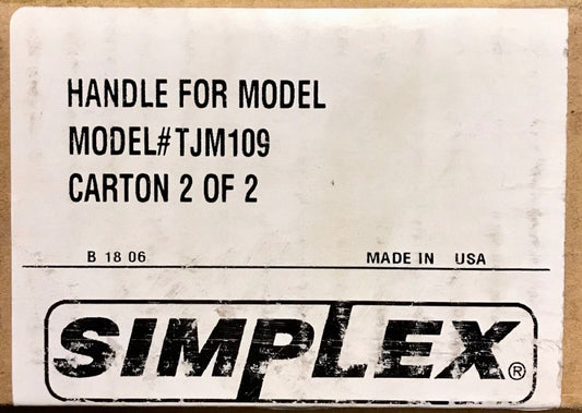 SIMPLEX Model TJM109 Hydraulic Jack Handle 36"