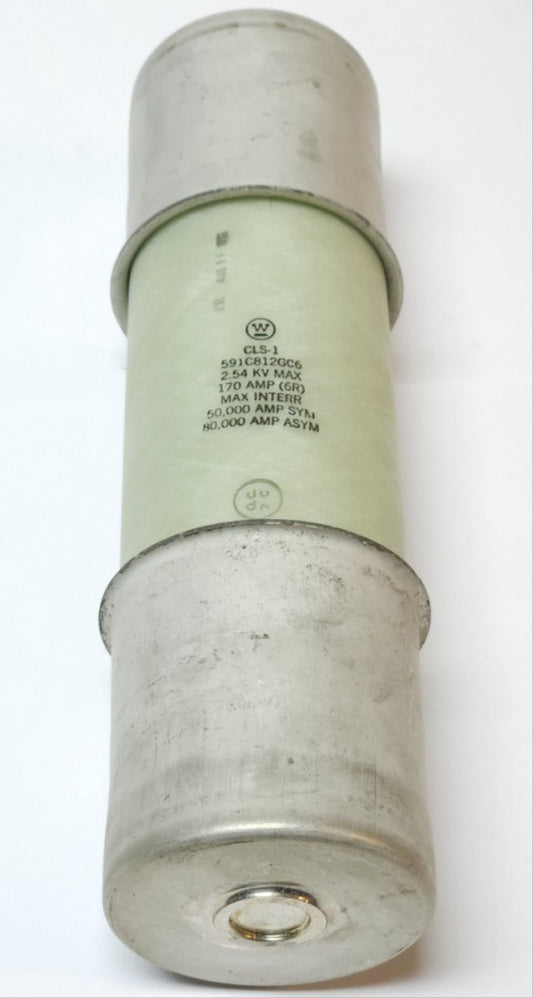 WESTINGHOUSE CUTLER HAMMER CLS-1 2.54KV 170 AMP Fuse 591C812GC6 50 K AMP SYM 80K