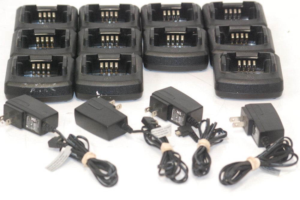 Lot of 11 MOTOROLA RLN6175A-7 2-Way Radio Chargers