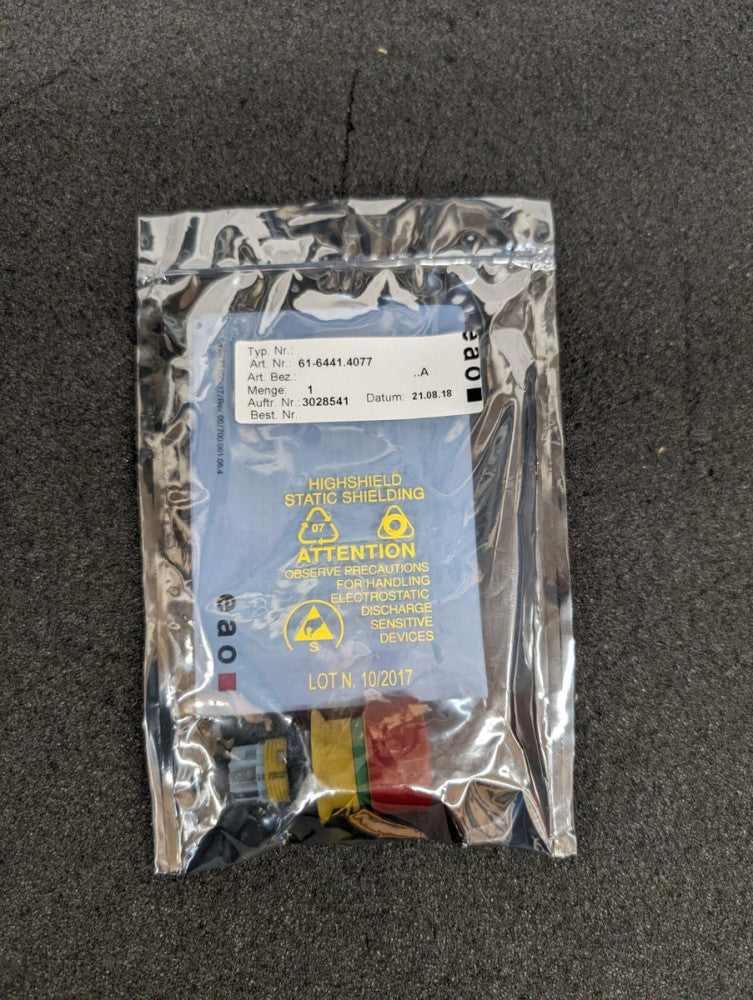 New, EAO Switch, 61-6441.4077, SWITCH, E-STOP, TWIST RESET