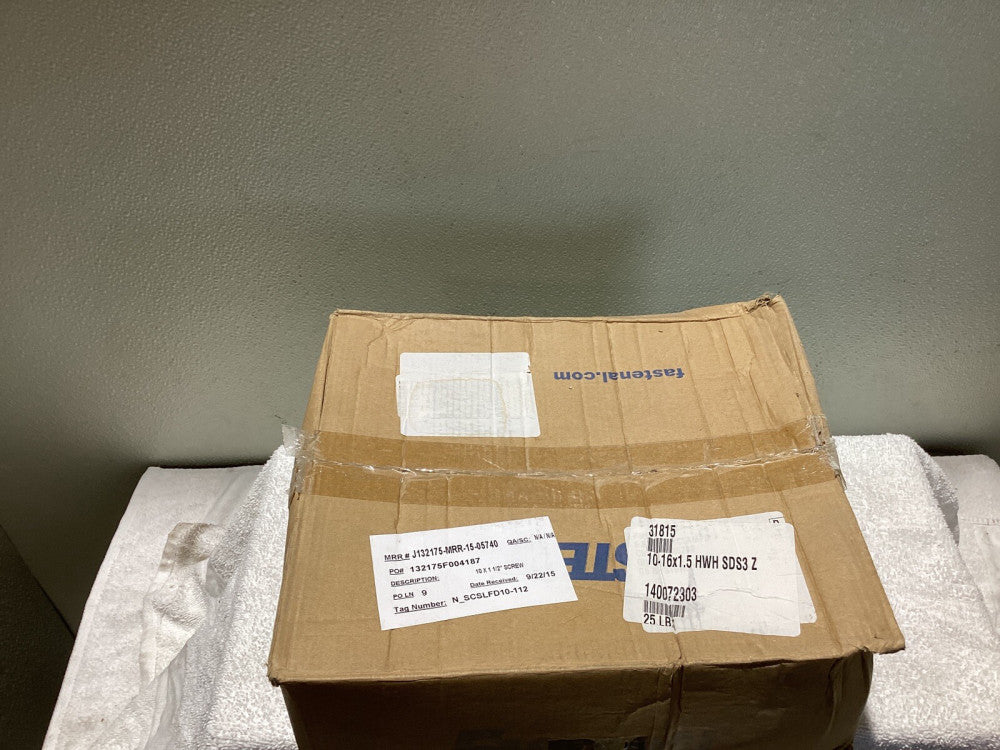 10-16 X 1 1/2” Self Drilling Tek screws. 25 LBS Box.