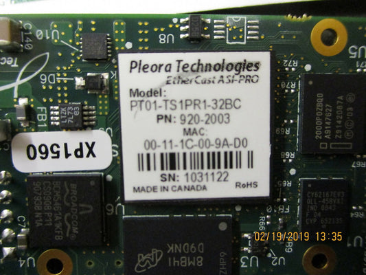 PT01-TS1PR1-32BC Pleora Technologies TS-Pro OEM board BRAND NEW!