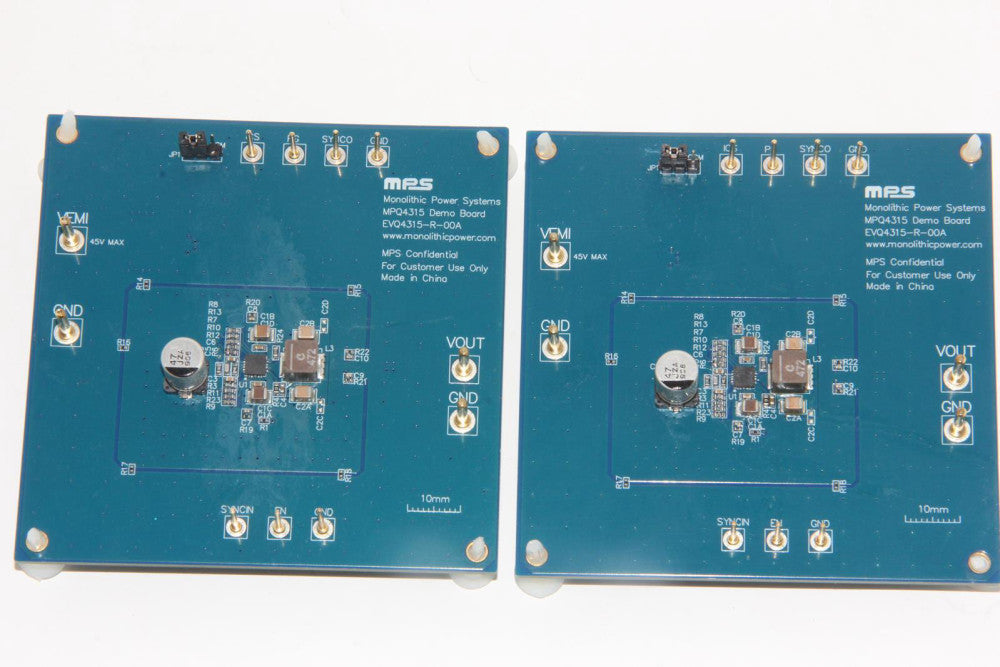 Lot of 2 MPS EVQ4315-R-00A Evaluation Boards "NEW"