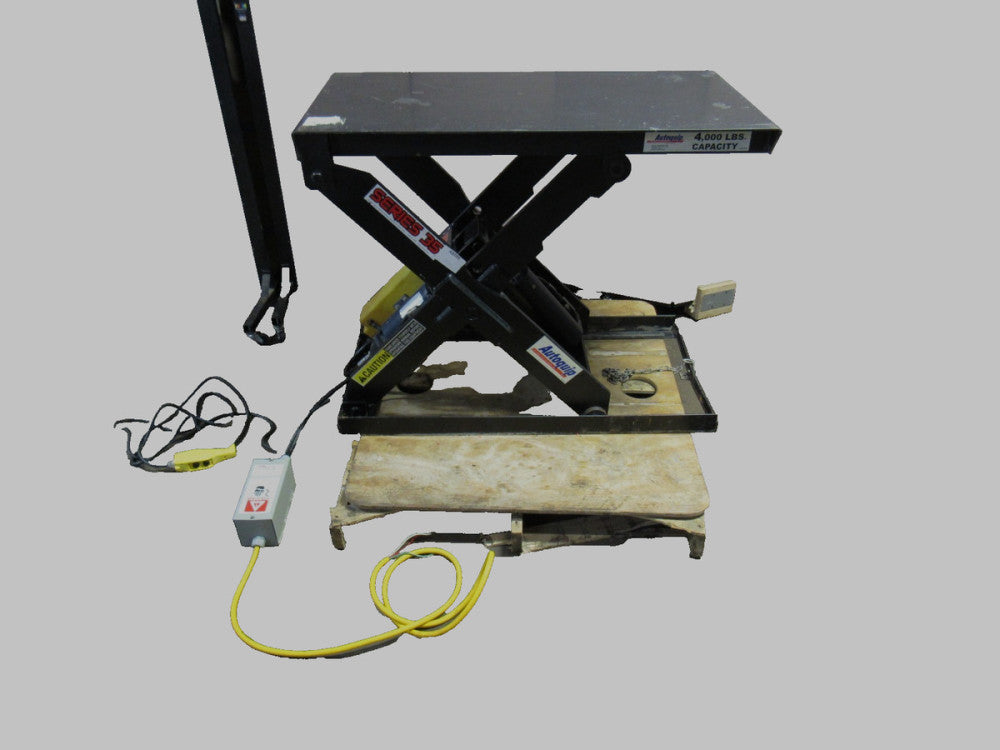 Autoquip 24" X 48" Scissor Lift Table Series 35 4000Lb 208-230/460V 3Ph 38"H Max