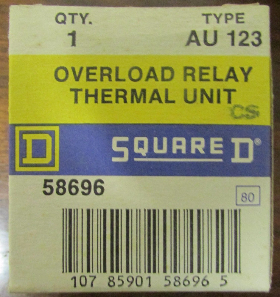 SQUARE D AU 123 Thermal Overload Relay Heater Element