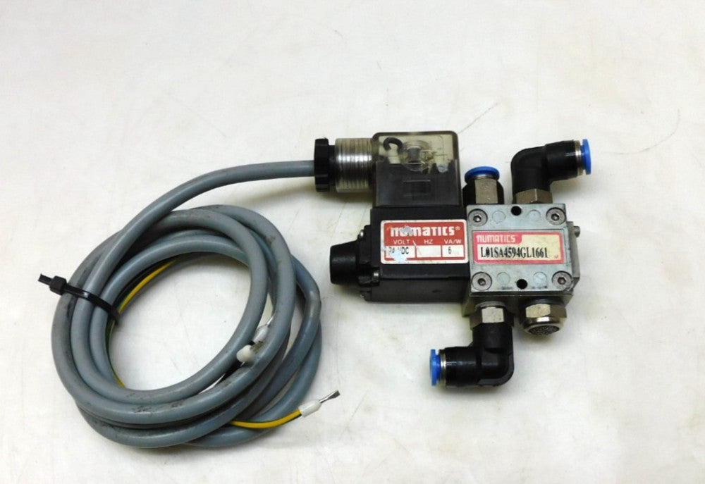 NUMATICS L01SA4594GL1661 SOLENOID VALVE 236-127B 24VDC 6WATTS