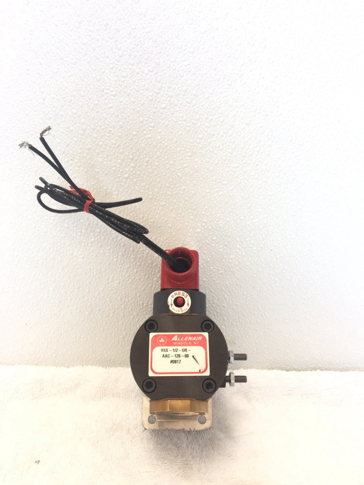 ALLENAIR VSS-1/2-OR-AAC-120-60 Solenoid Valve