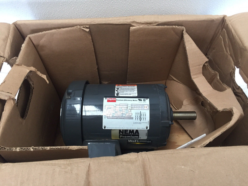 Dayton 5N295B Premium Efficiency Motor 2 HP - 3 Phase power