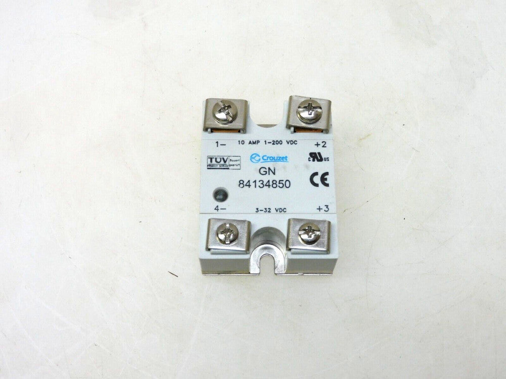 CROUZET GN 84134850 SOLID STATE RELAY 10A 1-200VDC 3-32VDC