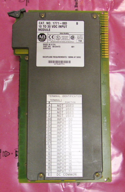 ALLEN BRADLEY Series B Input Module 10-30 V DC 1771 IBD