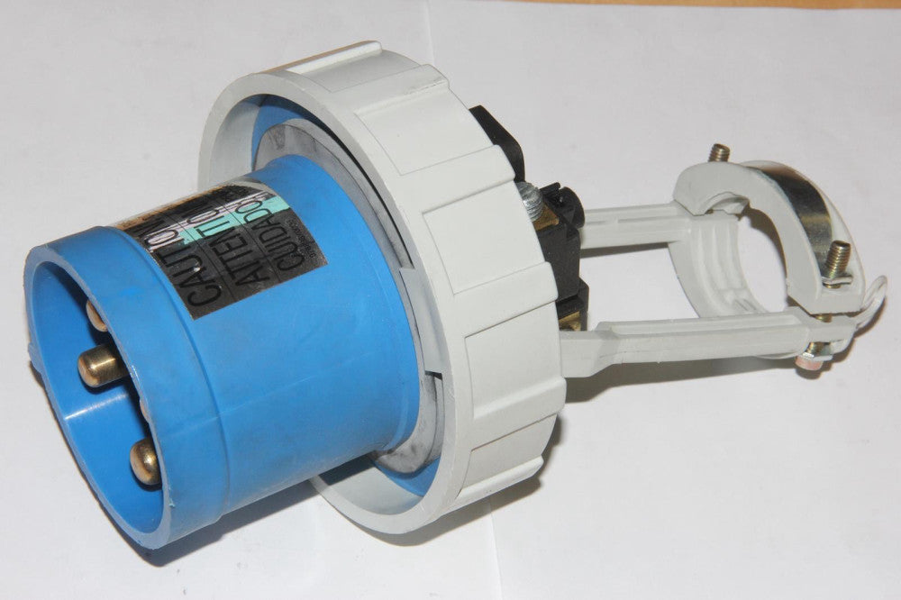 HUBBELL C4100P9W 100/125A 250VAC 3-Phase IEC Pin and Sleeve Male Plug