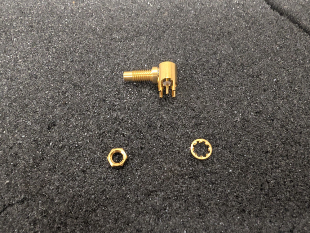 New, Emerson, 131-6701-341, CONN SMC JACK R/A 50 OHM PCB - Lot of 3pcs