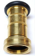 NON OEM BRASS FIRE HOSE NOZZLE 2" NH NST Twist ON Twist OFF Heavy Duty Jet Fog