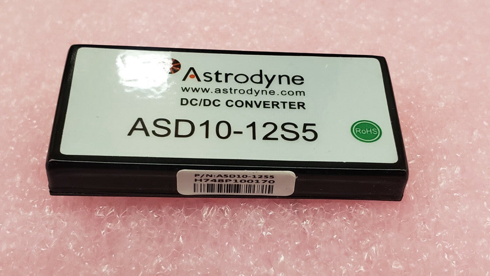 New, Open Box, Astrodyne, ASD10-12S5, DC/DC Converter, 9-36Vdc input, 5VDC/2A
