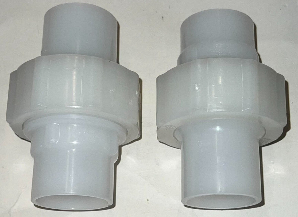 LOT OF 2 AGRU SDR 21 ISO S10 PVDF/9 12/1 50 X 3.0 Piping Union