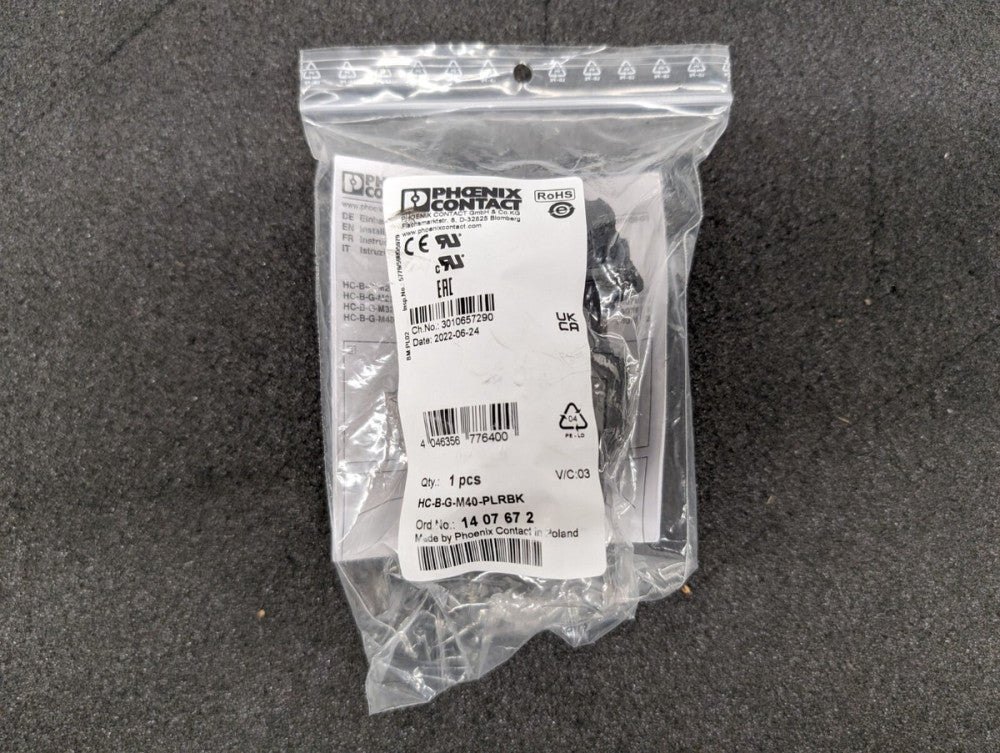 New, Phoenix Contact, 1407672, CABLE GLAND 19-28MM - Lot of 3pcs