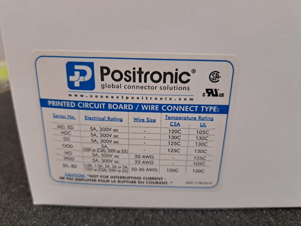 New, Positronic, ODD78F3S600X/AA-15, D-Sub High Density Connectors D-Sub Female