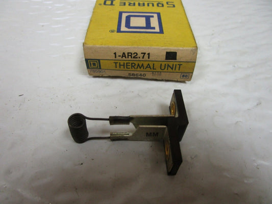 NEW SQUARE D OVERLOAD THERMAL UNIT AR2-71 AR2.71
