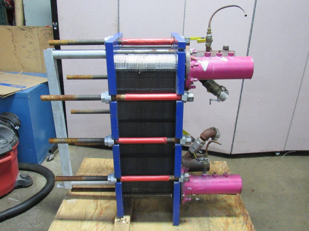 ALFA LAVAL THERMAL PLATE HEAT EXCHANGER M10-BFG 99PLATES 14-1/2"X35" 2012YR