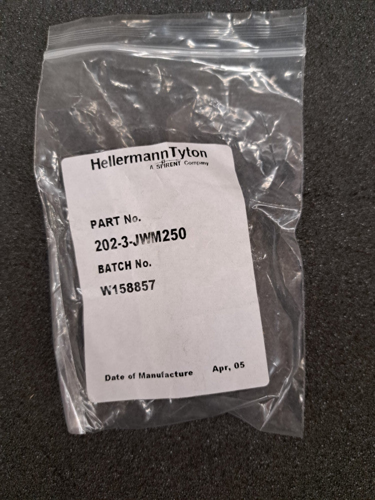 New, Hellermann, 202-3-JWM250, Heat Shrinkable Cable Breakout Boot Black Outlet