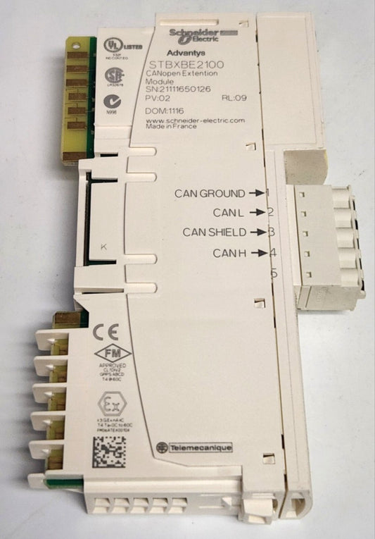 SCHNEIDER ELECTRIC MODICON STBXBE2100 Advantys XBE2100 CANOPEN Extension Module