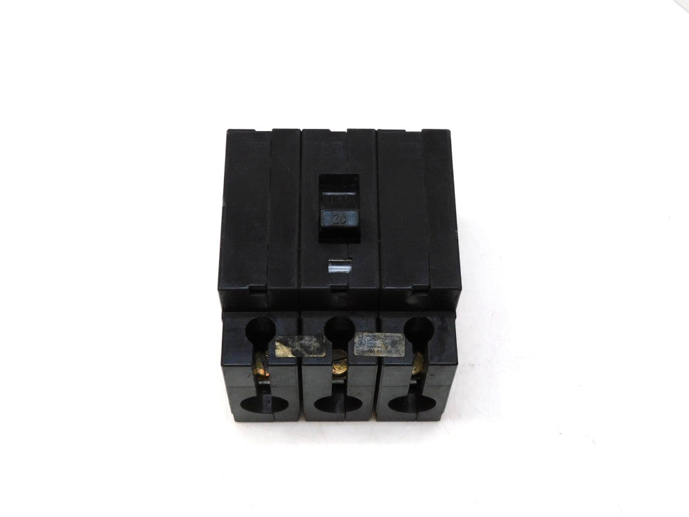 SQUARE D CIRCUIT BREAKER EHB34020 20 A AMP 3P 3 POLE 480Y/277V #1