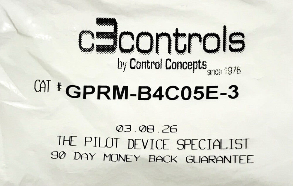 C3 Controls GRPM B4C05E 3 240 VAC Relay 240 VAC Relay 5 AMP 28 VDC 220 VAC 