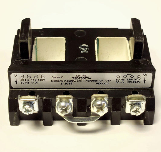 SIEMENS FURNAS 75D73070A Dual Voltage Coil 110-120 VAC 190-240 VAC Size 00