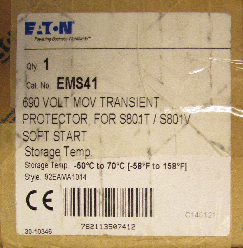 Eaton Cutler Hammer EMS41 S801 S811 Soft Start Transient + Protector 92EAMA1014