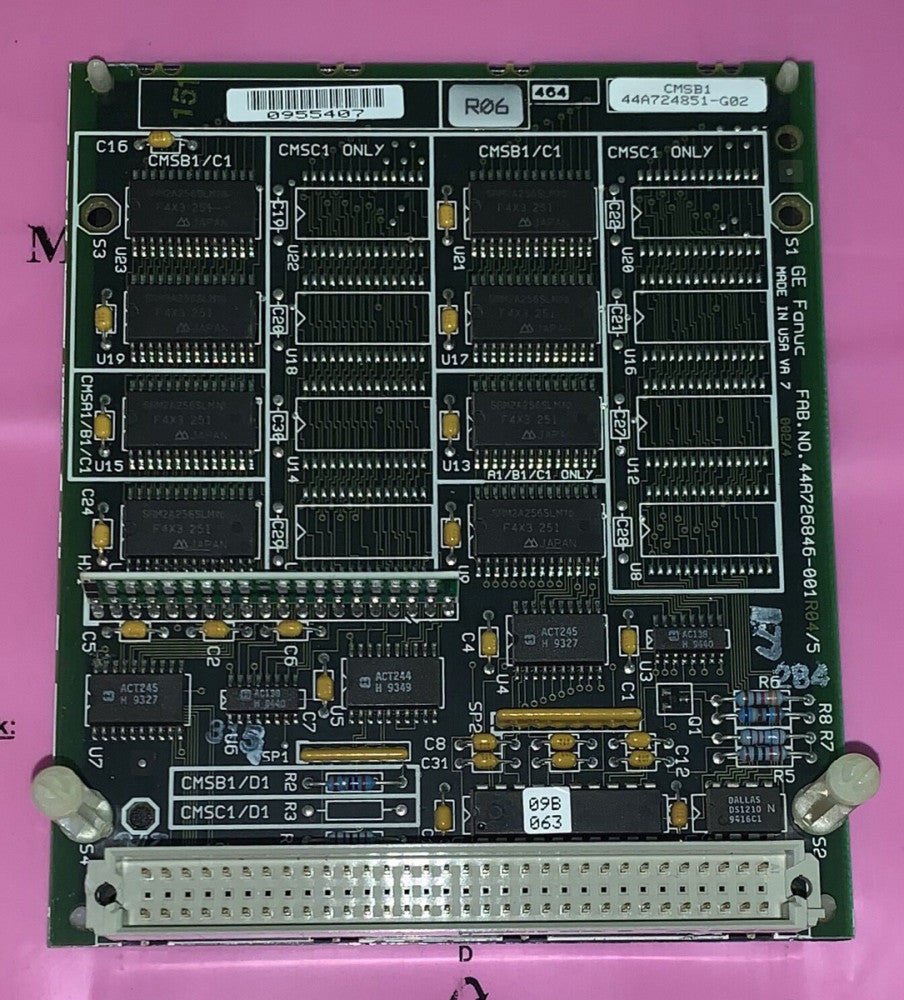 GE GENERAL ELECTRIC FANUC IC697MEM717C 256 KB CMOS Memory Expansion Module