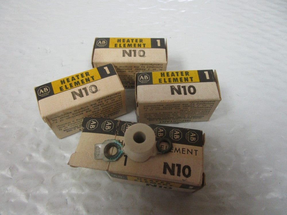 NEW LOT OF 4 ALLEN BRADLEY N10 HEATER ELEMENT