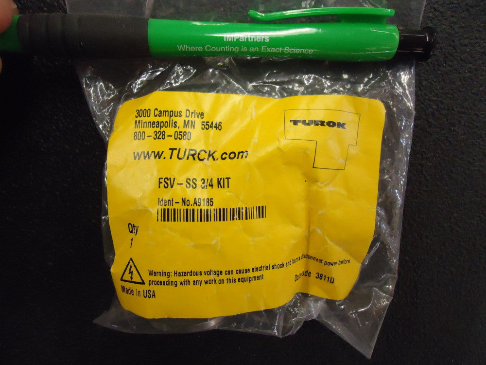 Turck FSV-SS 3/4 KIT Nut Kit. Brand New!