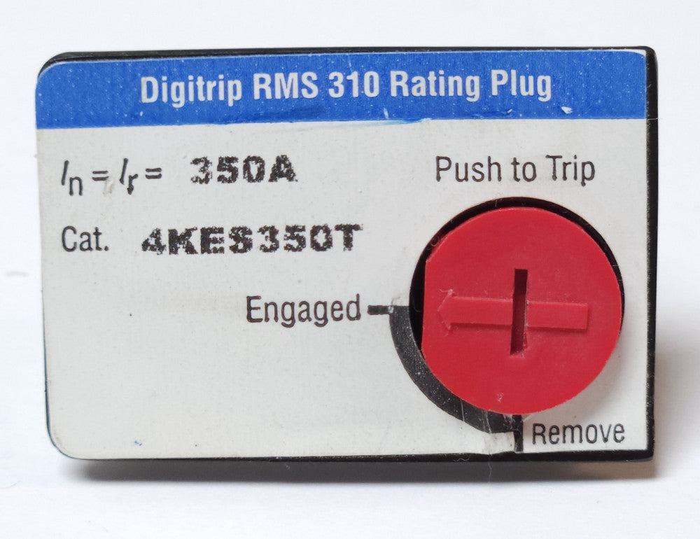 EATON CUTLER HAMMER 4KES3350T K Frame 350 AMP Rating Plug 6612C40G03 Digitrip 31