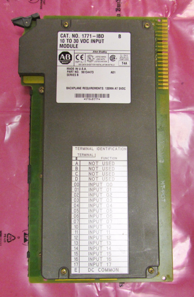 ALLEN BRADLEY Series B Input Module 10-30 V DC 1771 IBD