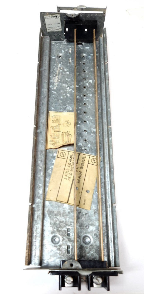 ZINSCO NO.S 47454 NO S 125AMP 16-32 Space Breaker Sub Panel Assembly Copper Buss
