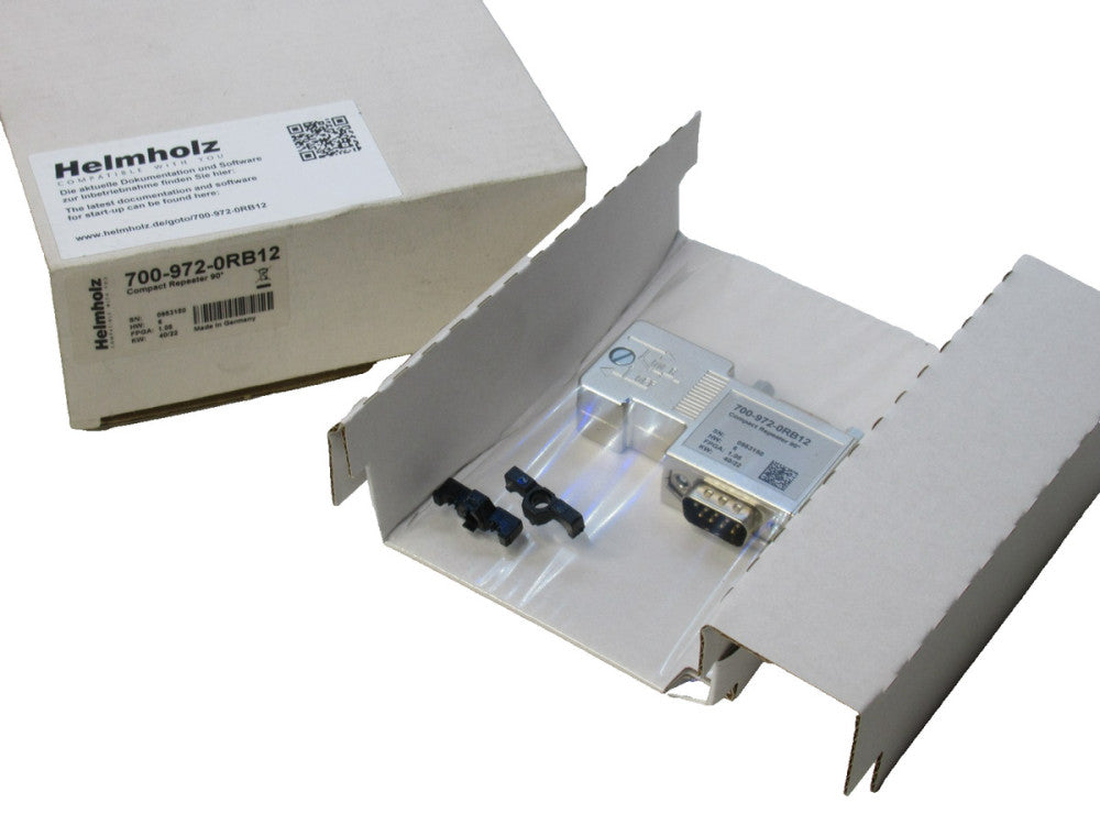 Helmholz 700-972-0RB12 Compact Repeater 90° Profibus Connector (New)