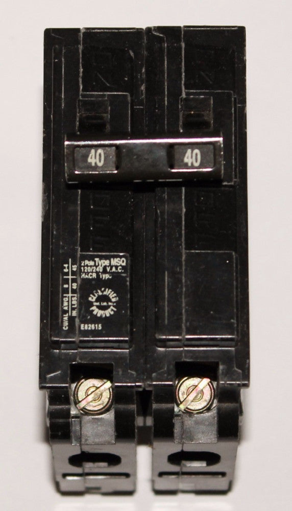 SIEMENS MURRAY MP240 2 Pole 40 Amp Type MSQ MP Circuit Breaker