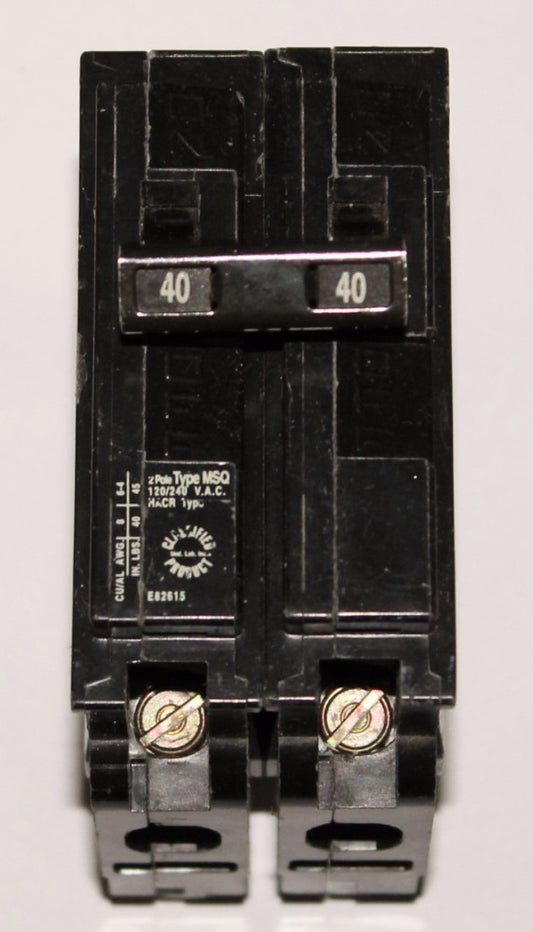 SIEMENS MURRAY MP240 2 Pole 40 Amp Type MSQ MP Circuit Breaker