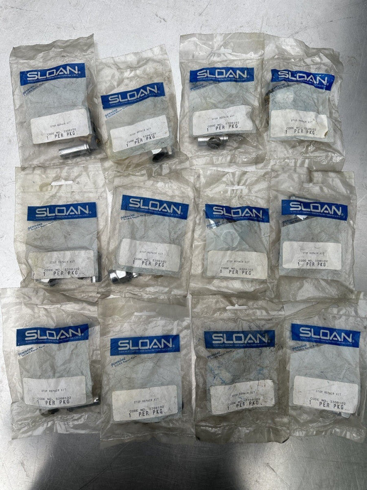 Lot of 12 Sloan Stop Repair Kit 3308102 - NOS