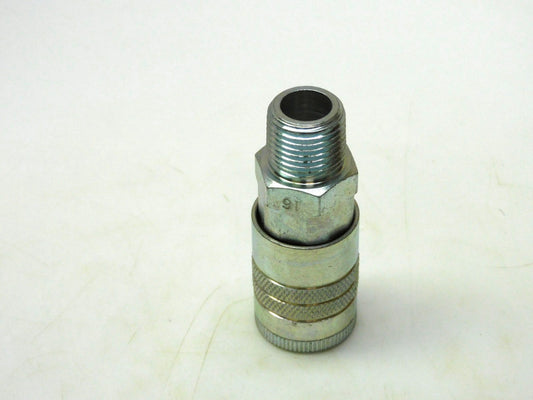 PARKER 16 QUICK CONNECT AIR COUPLER STEEL  1/2" MALE NPTM