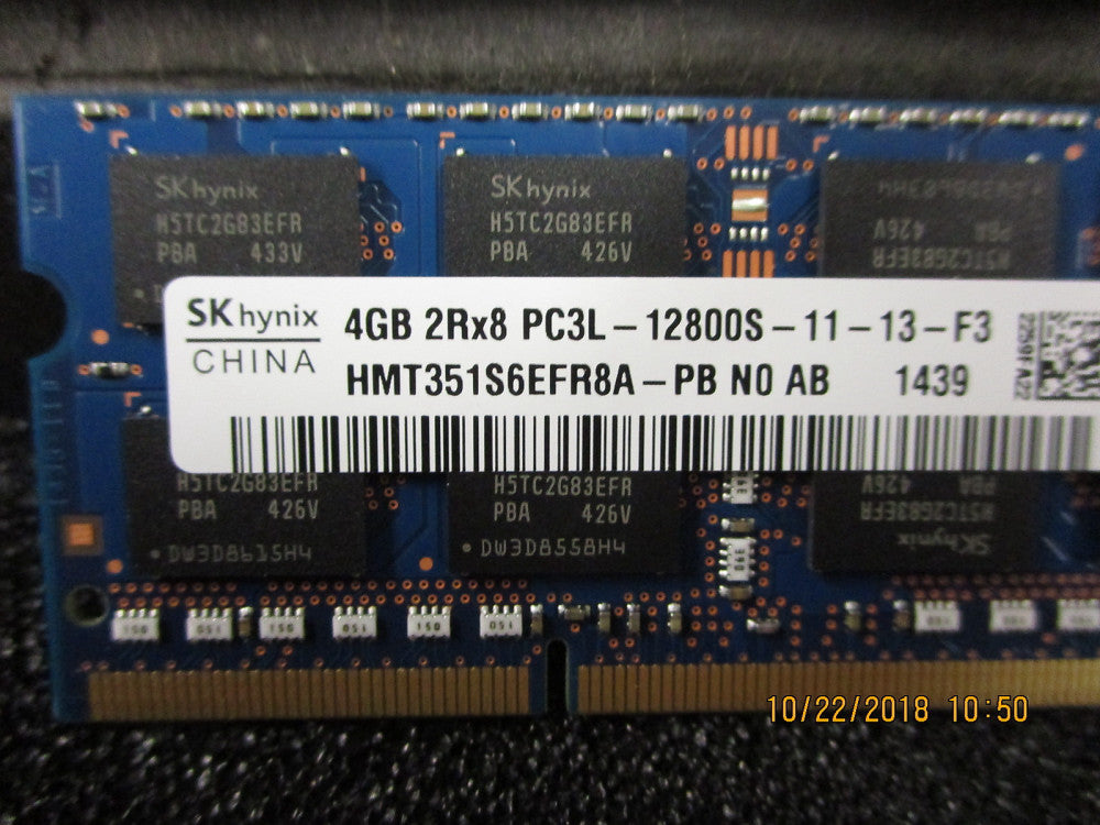 HMT351S6EFR8A Hynix 4Gb (1X4gb) Pc312800s 1600Mhz Dual Rank Unbuffere BRAND NEW!